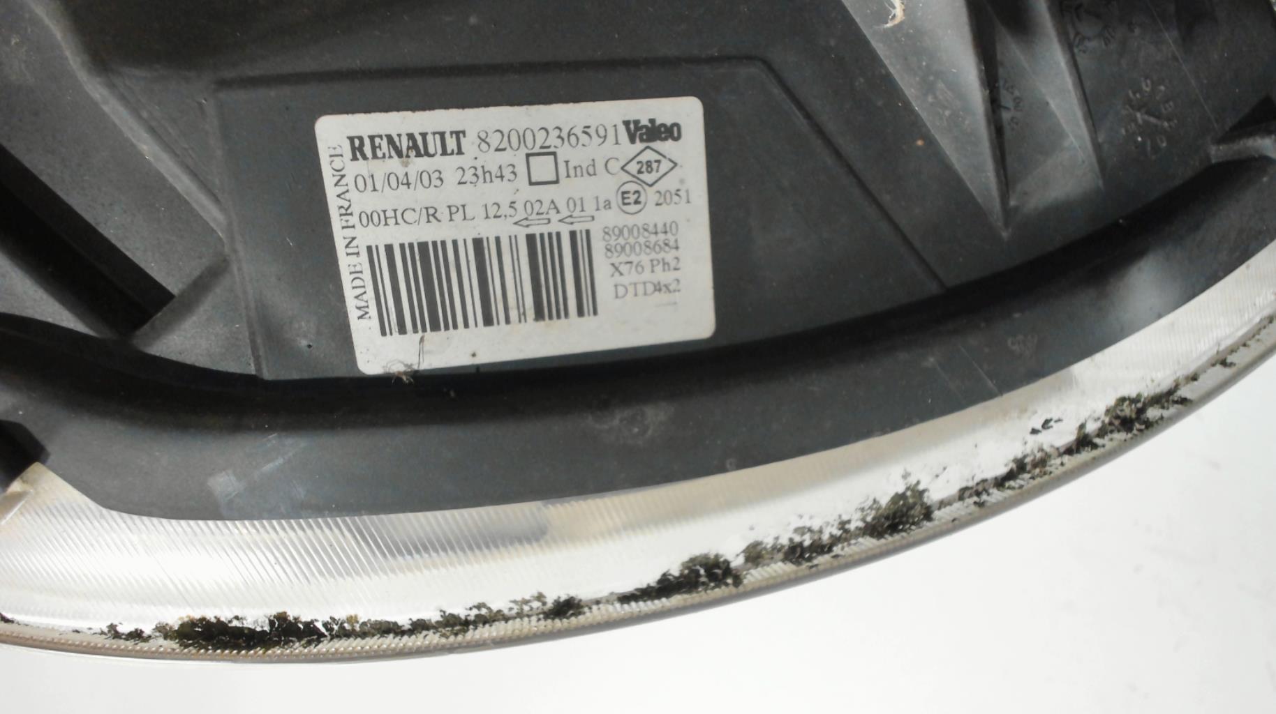 Image Optique avant principal droit (feux)(phare) - RENAULT KANGOO 1