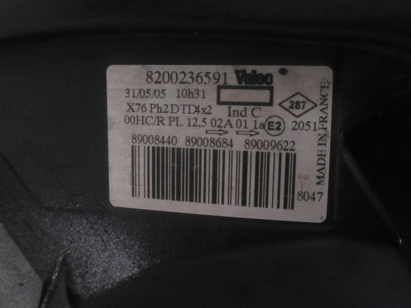 Image Optique avant principal droit (feux)(phare) - RENAULT KANGOO 1