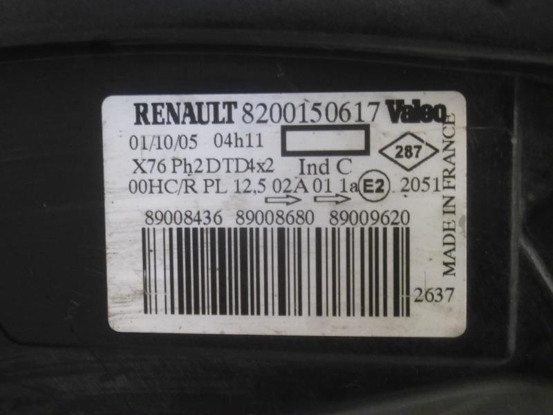 Image Optique avant principal droit (feux)(phare) - RENAULT KANGOO 1