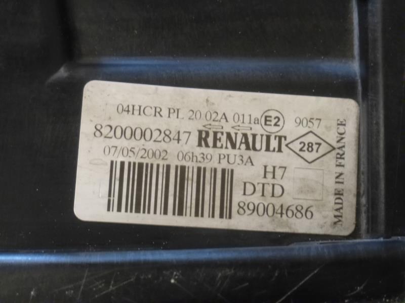 Image Optique avant principal droit (feux)(phare) - RENAULT LAGUNA 2