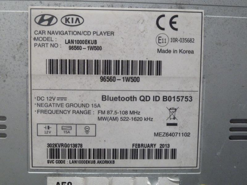 Image Autoradio d'origine - KIA RIO 3