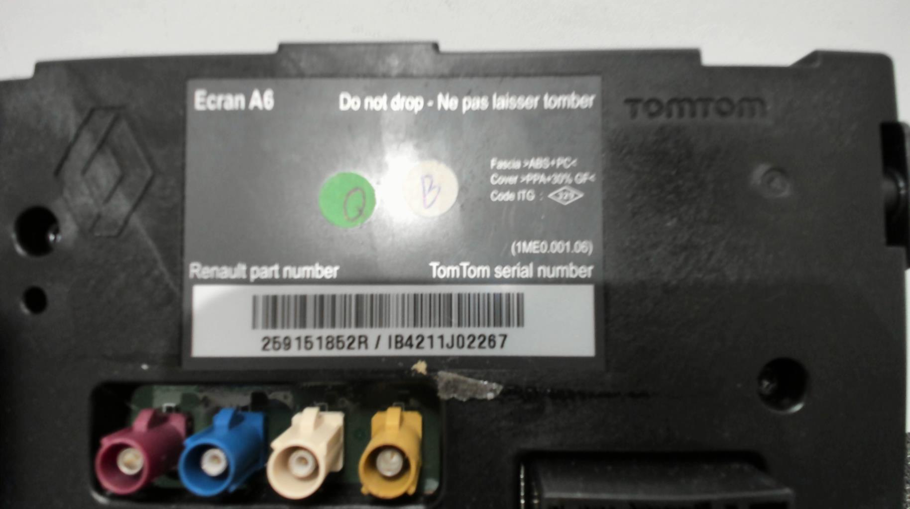 Image Ecran GPS - RENAULT CLIO 3