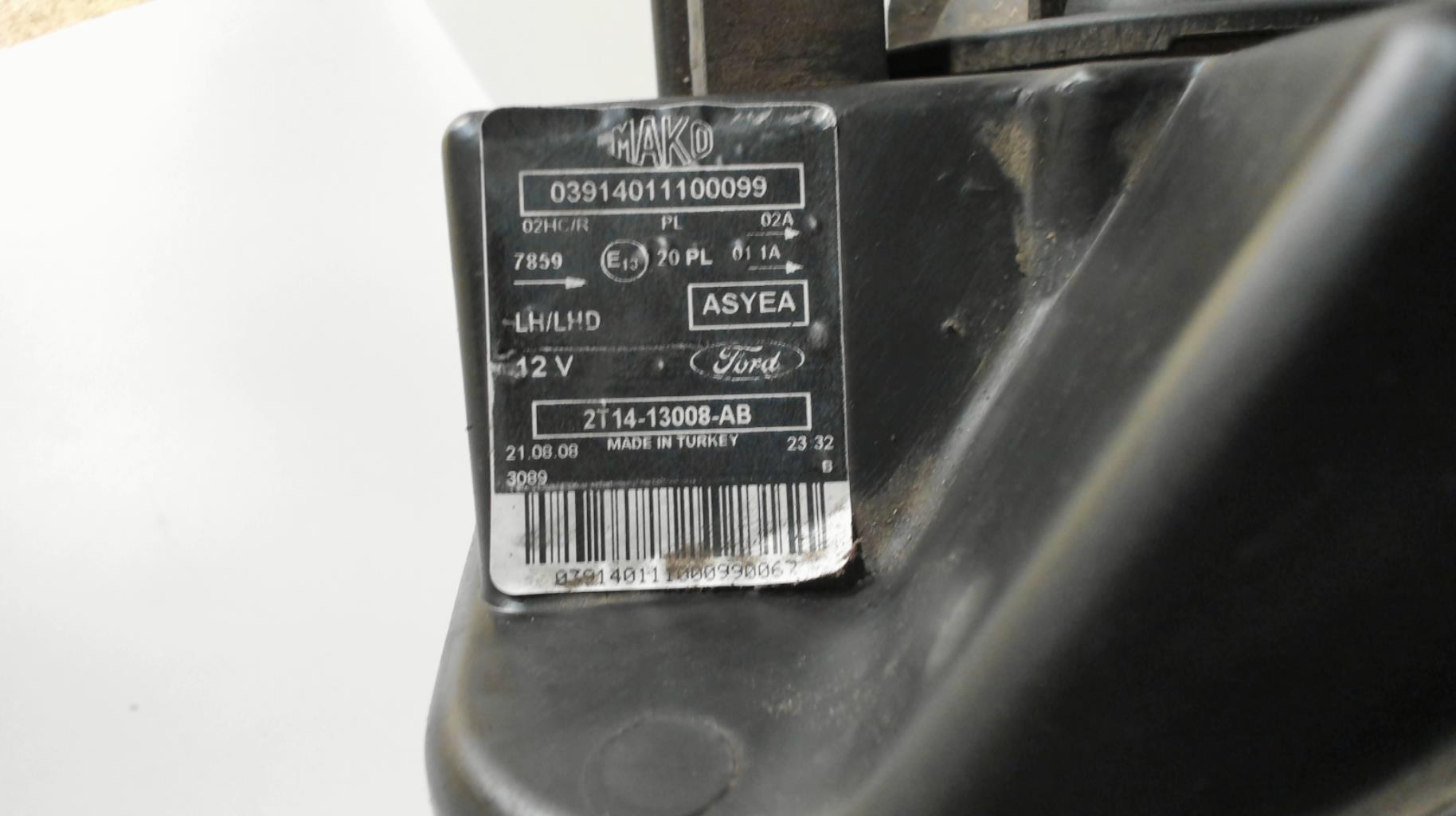 Image Optique avant principal gauche (feux)(phare) - FORD TRANSIT CONNECT 1