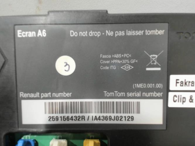Image Ecran GPS - RENAULT CLIO 3