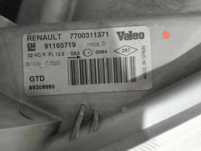 Image Optique avant principal gauche (feux)(phare) - RENAULT TRAFIC 2