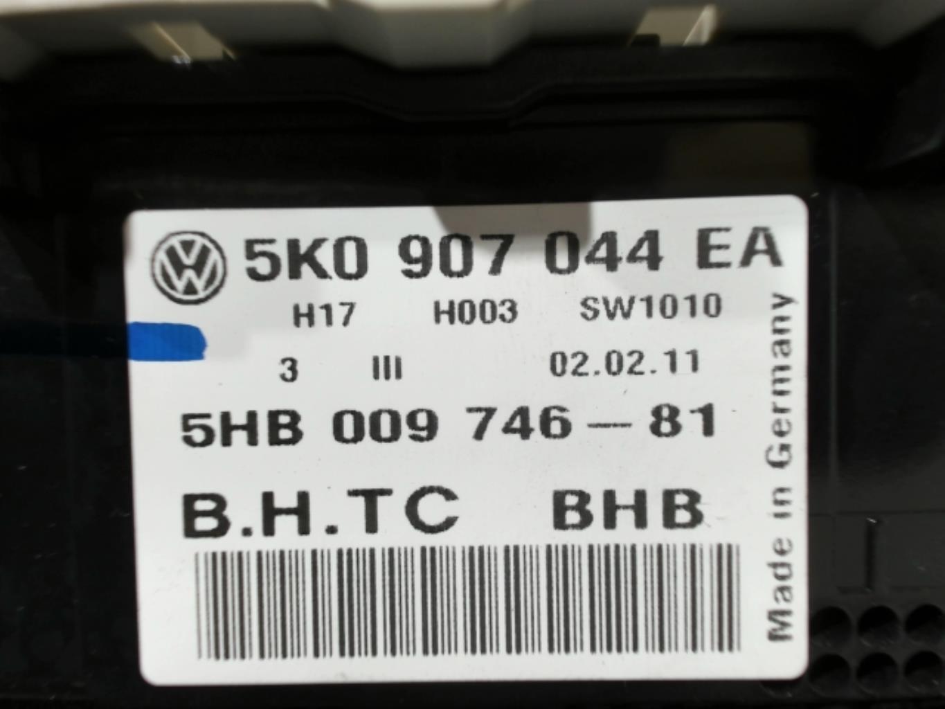 Commande chauffage VOLKSWAGEN SCIROCCO 3 PHASE 1 COUPE Diesel - 1
