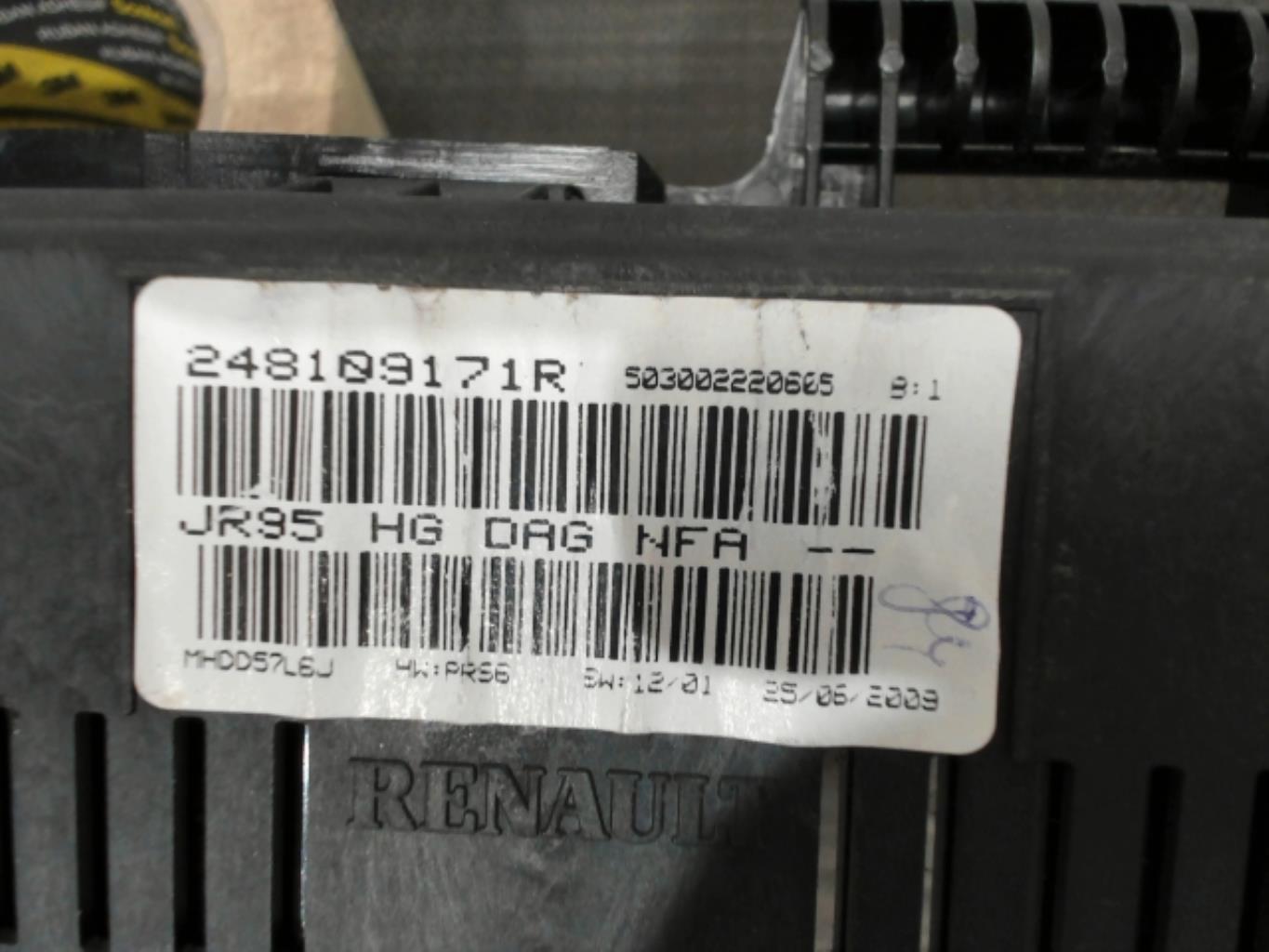 Compteur RENAULT SCENIC 3 PHASE 1 Diesel - 1
