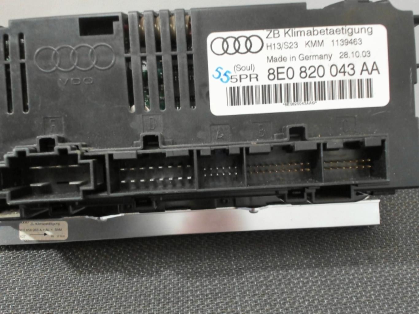 Commande chauffage AUDI A4 2 AVANT PHASE 1 BREAK Diesel - 1