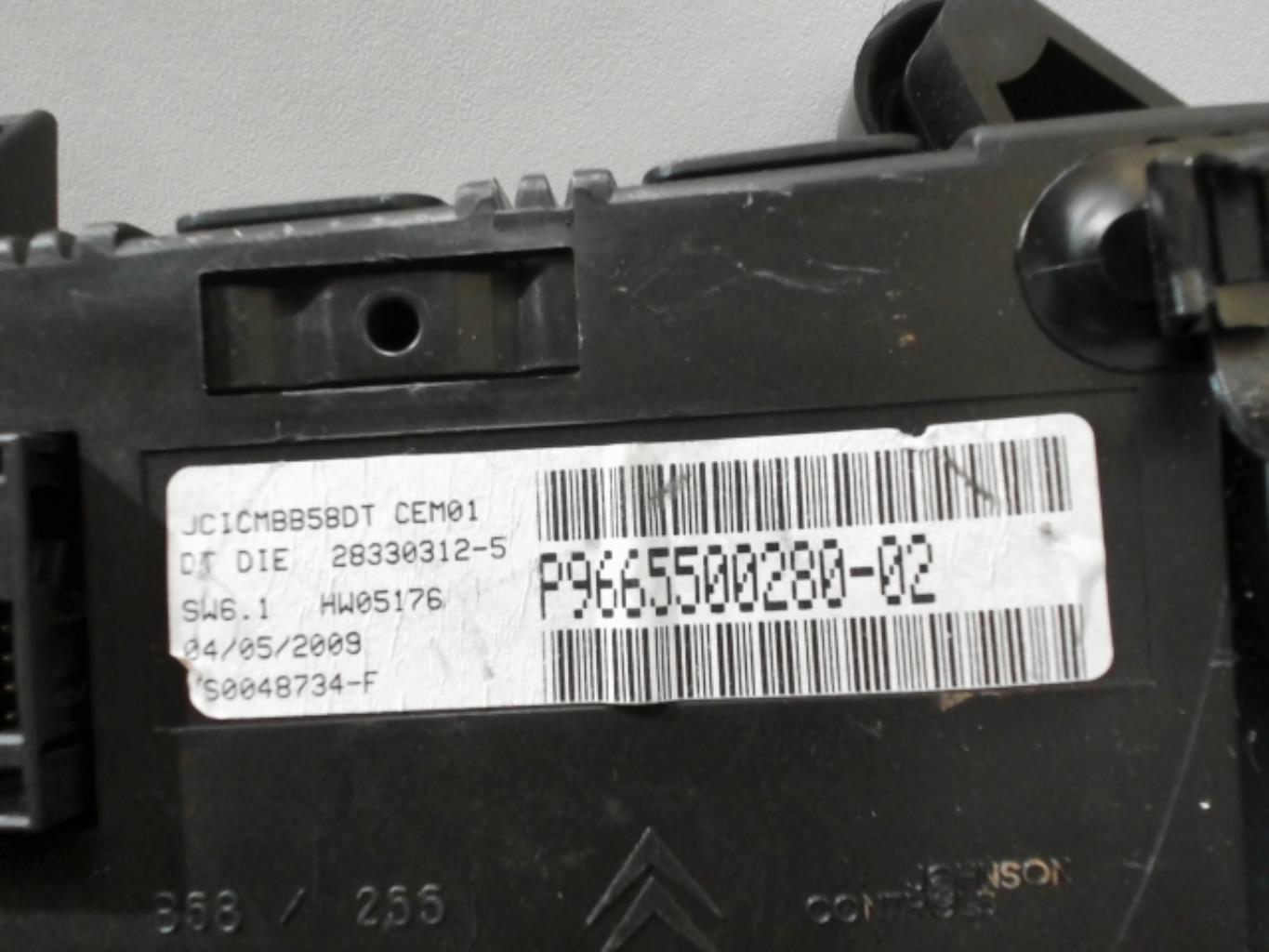 Image Compteur - CITROEN C4 PICASSO 1