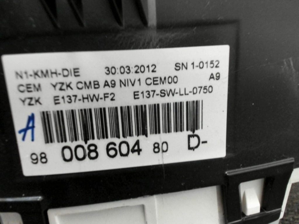 Image Compteur - PEUGEOT 208 1