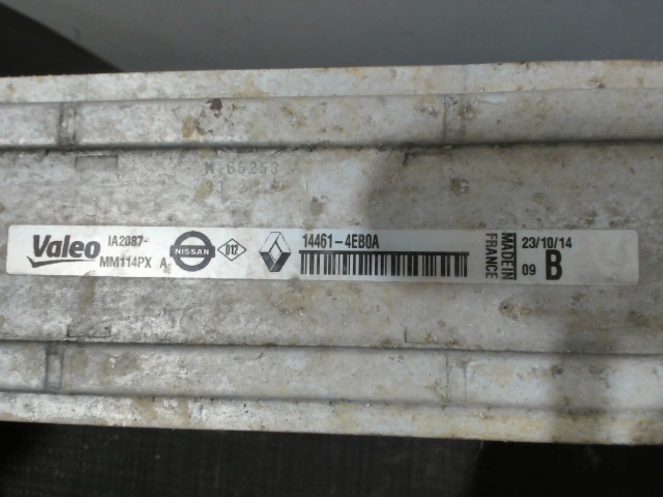 Echangeur air (Intercooler) RENAULT KADJAR PHASE 1 Diesel - 1