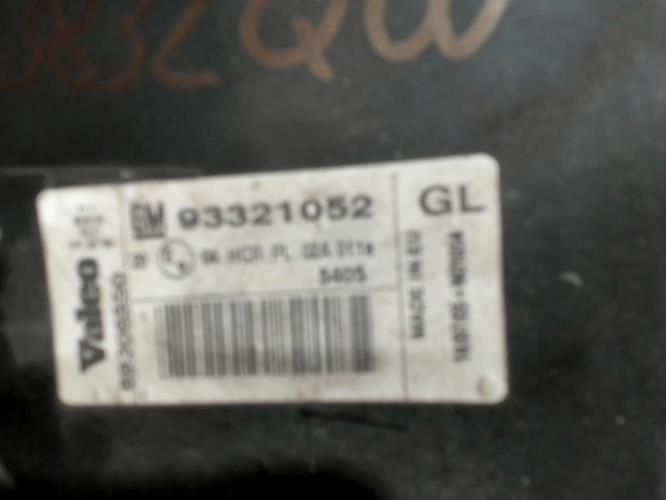 Image Optique avant principal gauche (feux)(phare) - OPEL MERIVA A