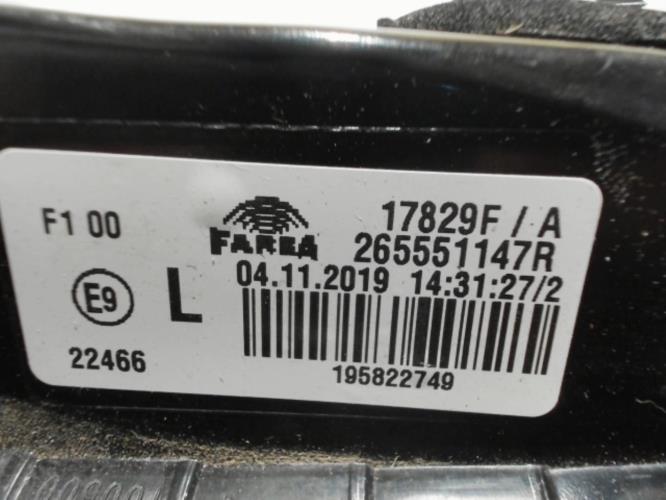 Image Feu arriere secondaire gauche (feux) - RENAULT CLIO 5