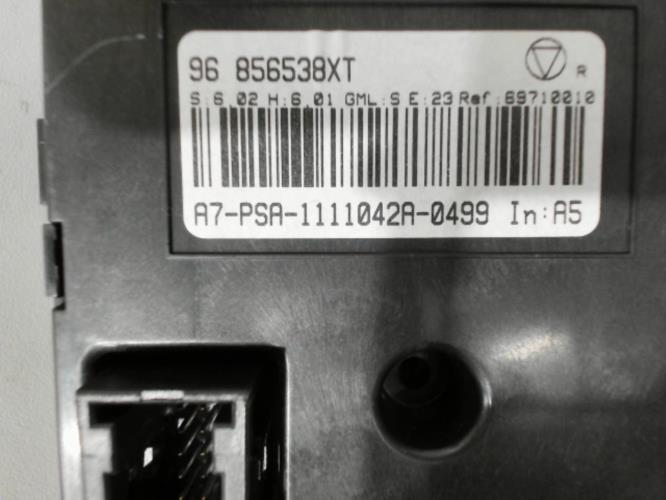 Image Commande chauffage - PEUGEOT 207