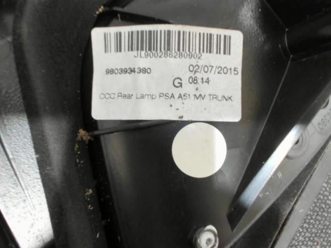 Image Feu arriere secondaire gauche (feux) - CITROEN C3 2