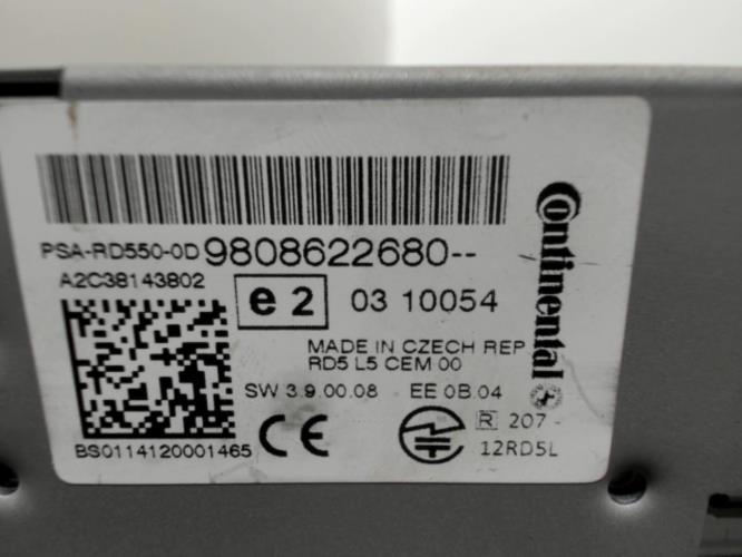 Image Autoradio d'origine - CITROEN C4 2