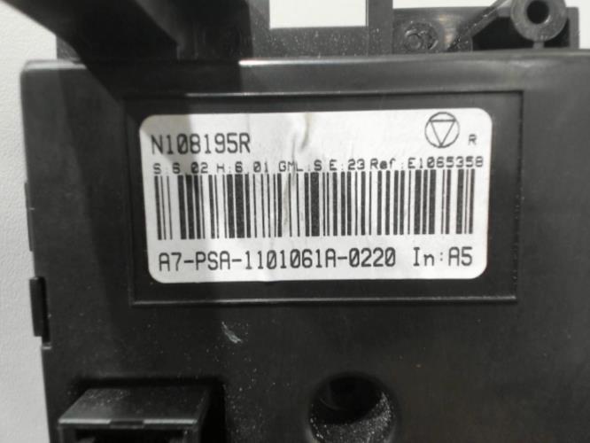 Image Commande chauffage - PEUGEOT 207