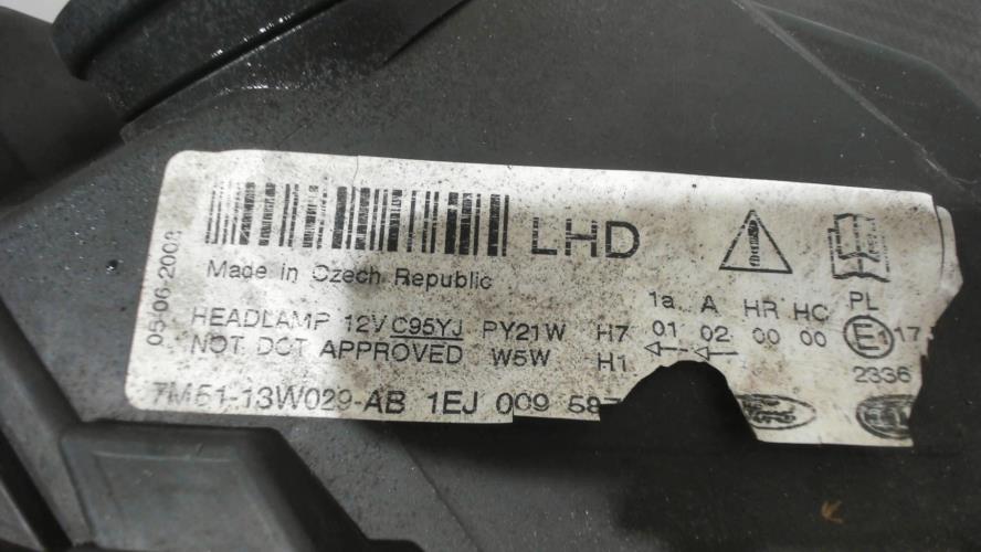 Image Optique avant principal droit (feux)(phare) - FORD C-MAX 1