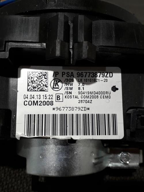 Image Com (Bloc Contacteur Tournant+Commodo Essuie Glace+Commodo Phare) - CITROEN C3 2