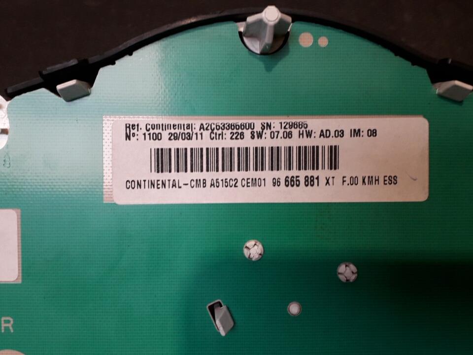 Compteur CITROEN C3 2 PHASE 1 Essence - 1