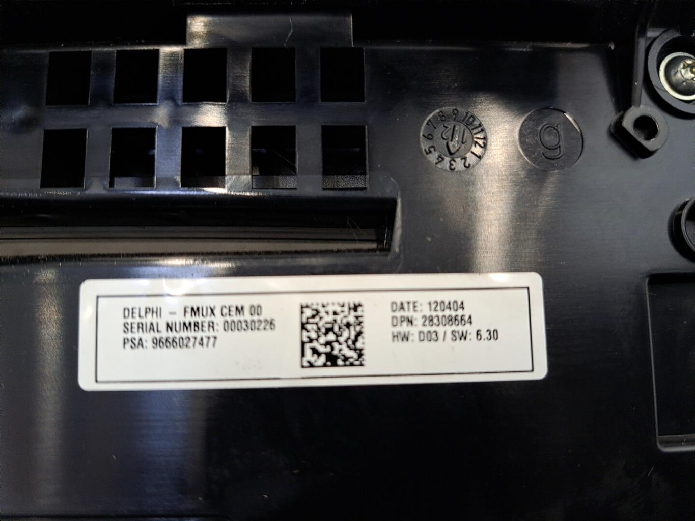 Commande chauffage CITROEN C4 2 PHASE 1 Diesel - 1