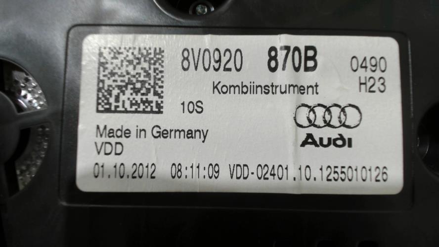 Image Compteur - AUDI A3 3