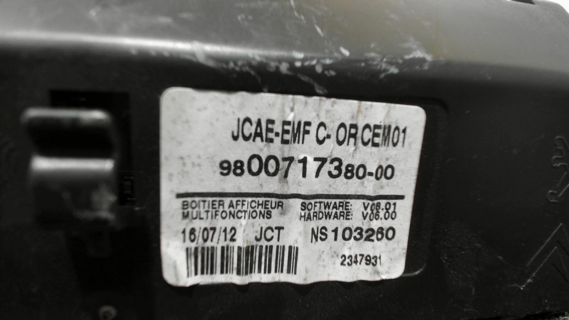 Afficheur CITROEN C4 2 PHASE 1 Diesel - 1