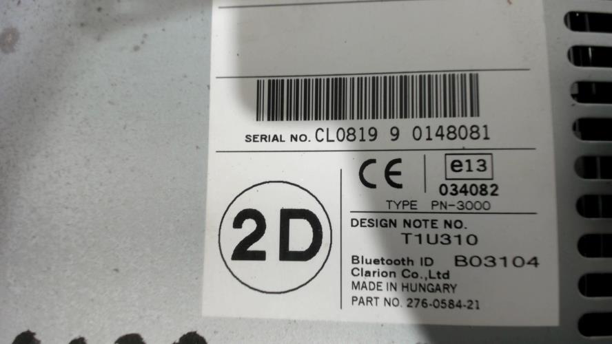 Image Autoradio d'origine - NISSAN NOTE 1