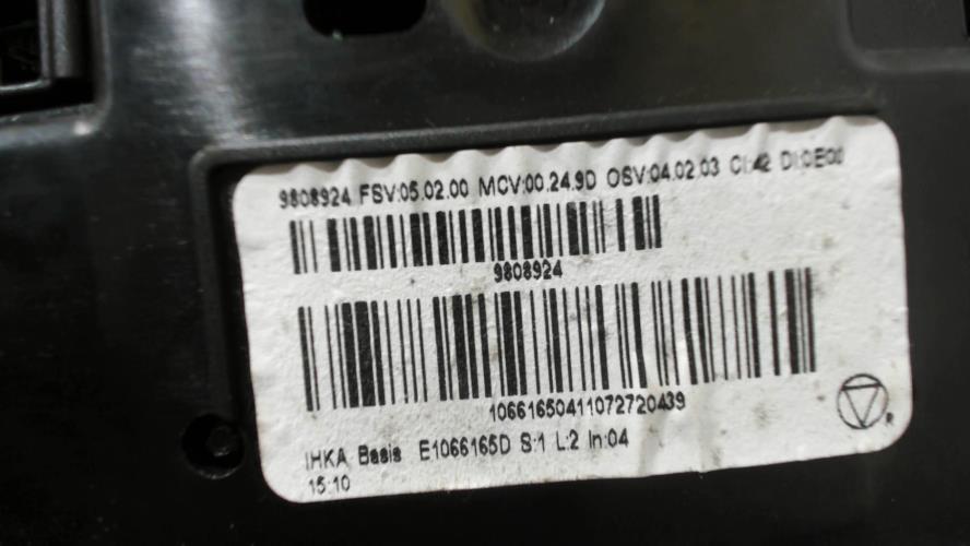 Image Commande chauffage - MINI MINI 2 R60