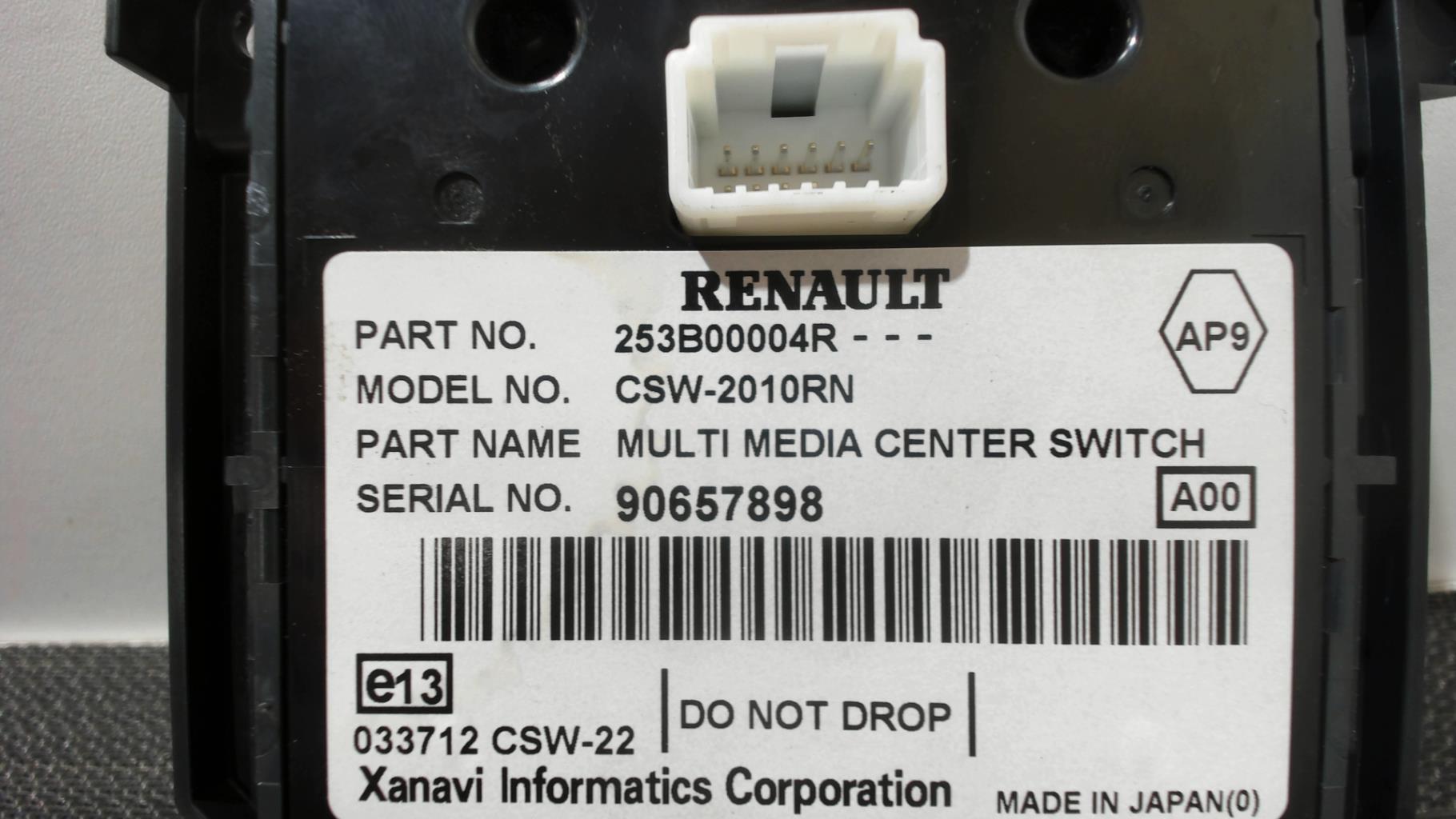 Commande GPS RENAULT MEGANE 3 PHASE 1 Diesel - 1