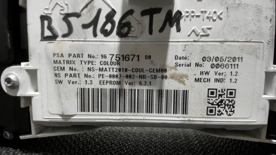 Image Compteur - PEUGEOT 508 1 SW