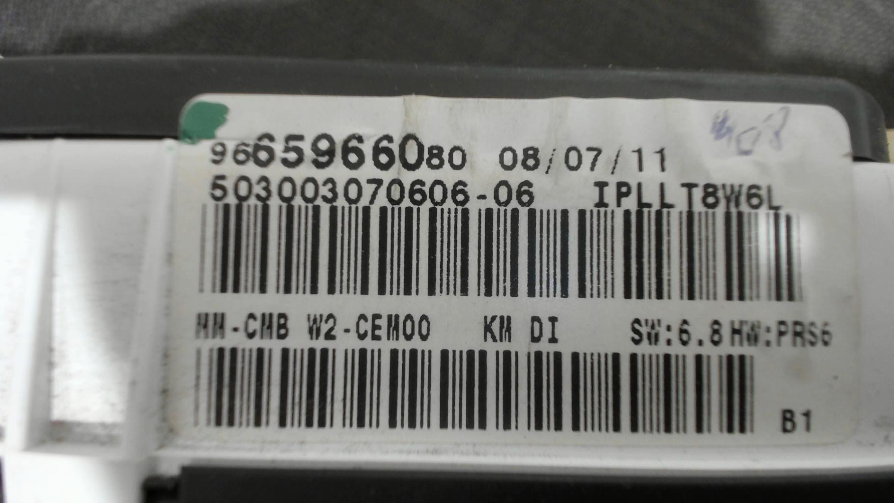 Compteur PEUGEOT 508 1 SW PHASE 1 BREAK Diesel - 1