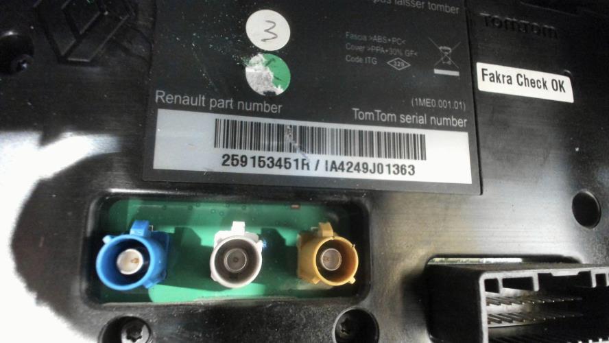 Image Ecran GPS - RENAULT MEGANE 3