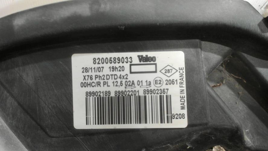Image Optique avant principal droit (feux)(phare) - RENAULT KANGOO 1