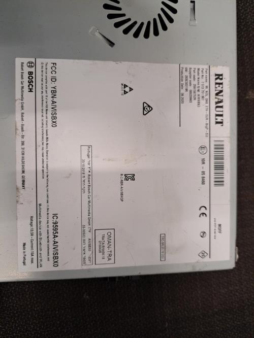 Image Autoradio d'origine - RENAULT MEGANE 4