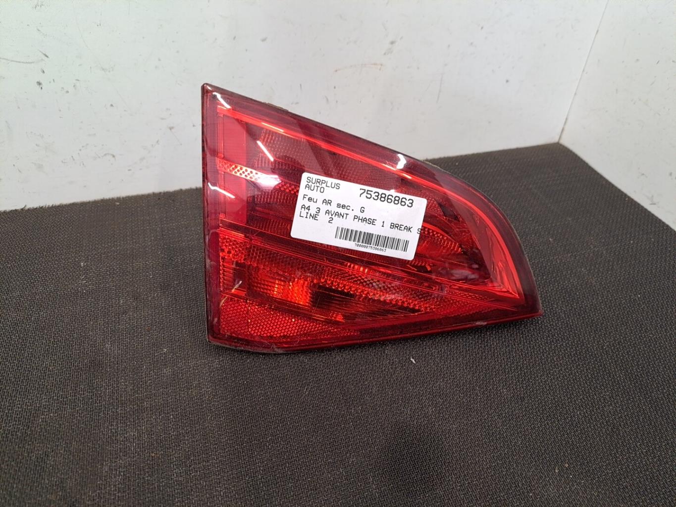 Feu arriere secondaire gauche (feux) AUDI A4 3 AVANT PHASE 1 BREAK Diesel - 1