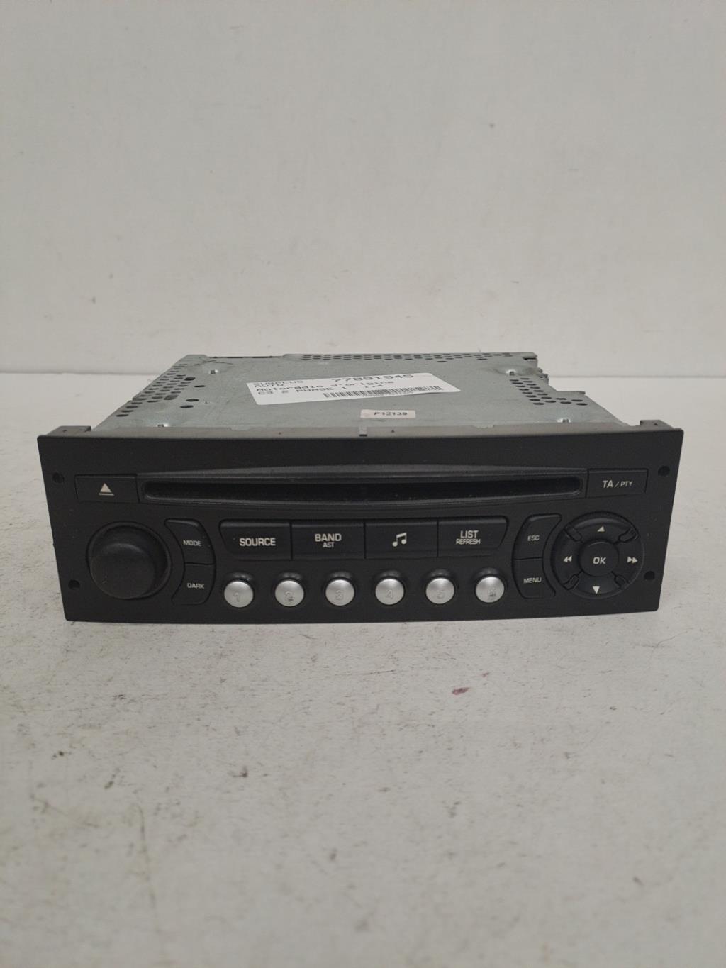 Autoradio d'origine CITROEN C3 2 PHASE 1 Diesel - 1