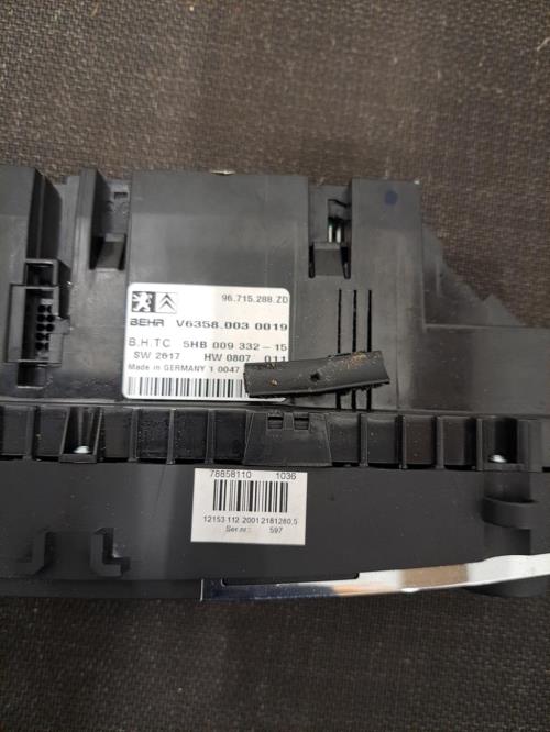 Image Commande chauffage - CITROEN C5 2