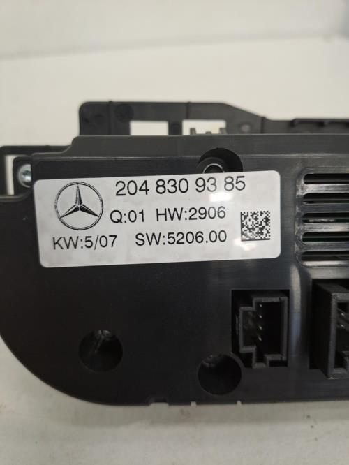 Image Commande chauffage - MERCEDES CLASSE C 204