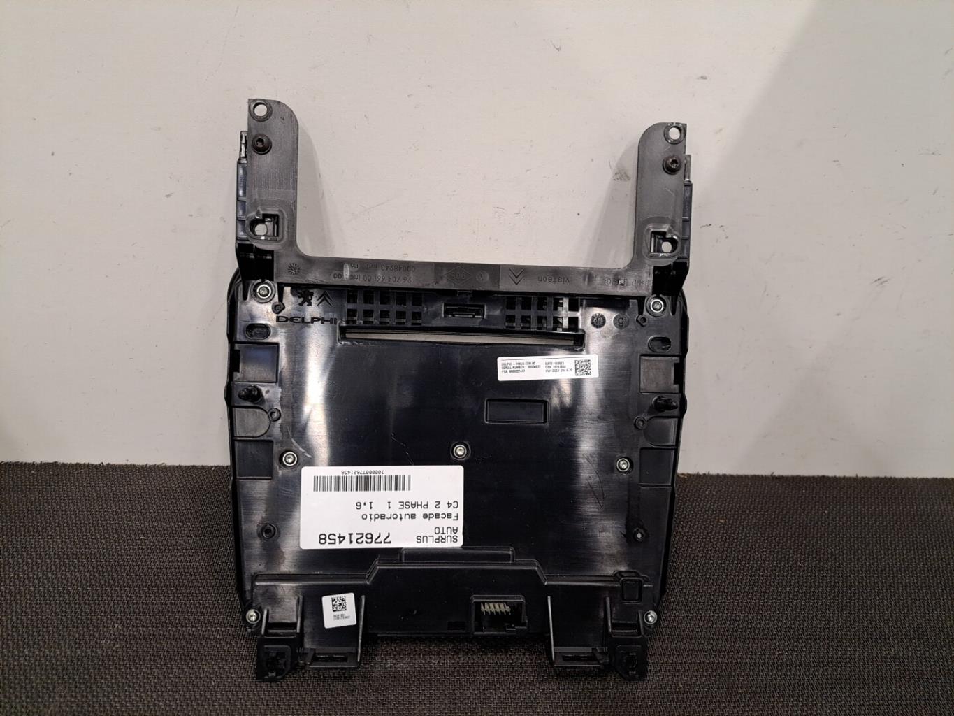 Facade autoradio CITROEN C4 2 PHASE 1 Diesel - 1