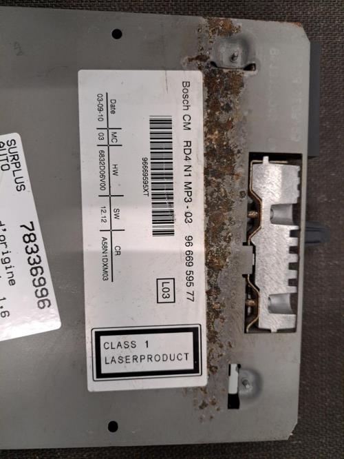 Image Autoradio d'origine - CITROEN C3 PICASSO