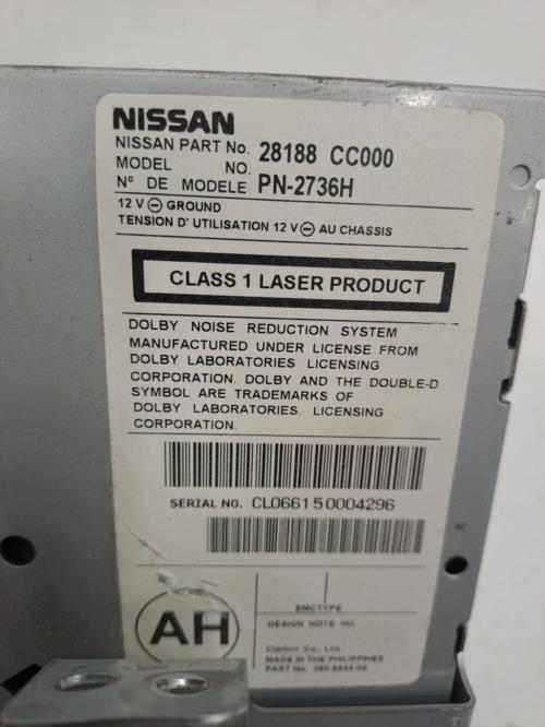 Image Autoradio d'origine - NISSAN MURANO 1