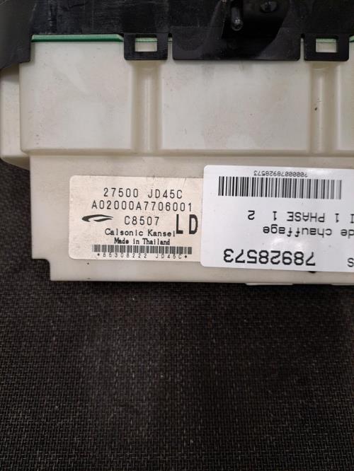 Image Commande chauffage - NISSAN QASHQAI 1