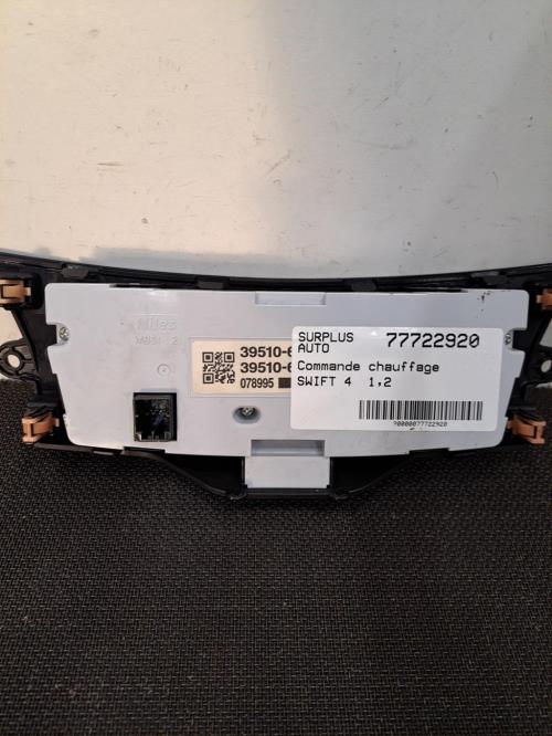 Image Commande chauffage - SUZUKI SWIFT 4