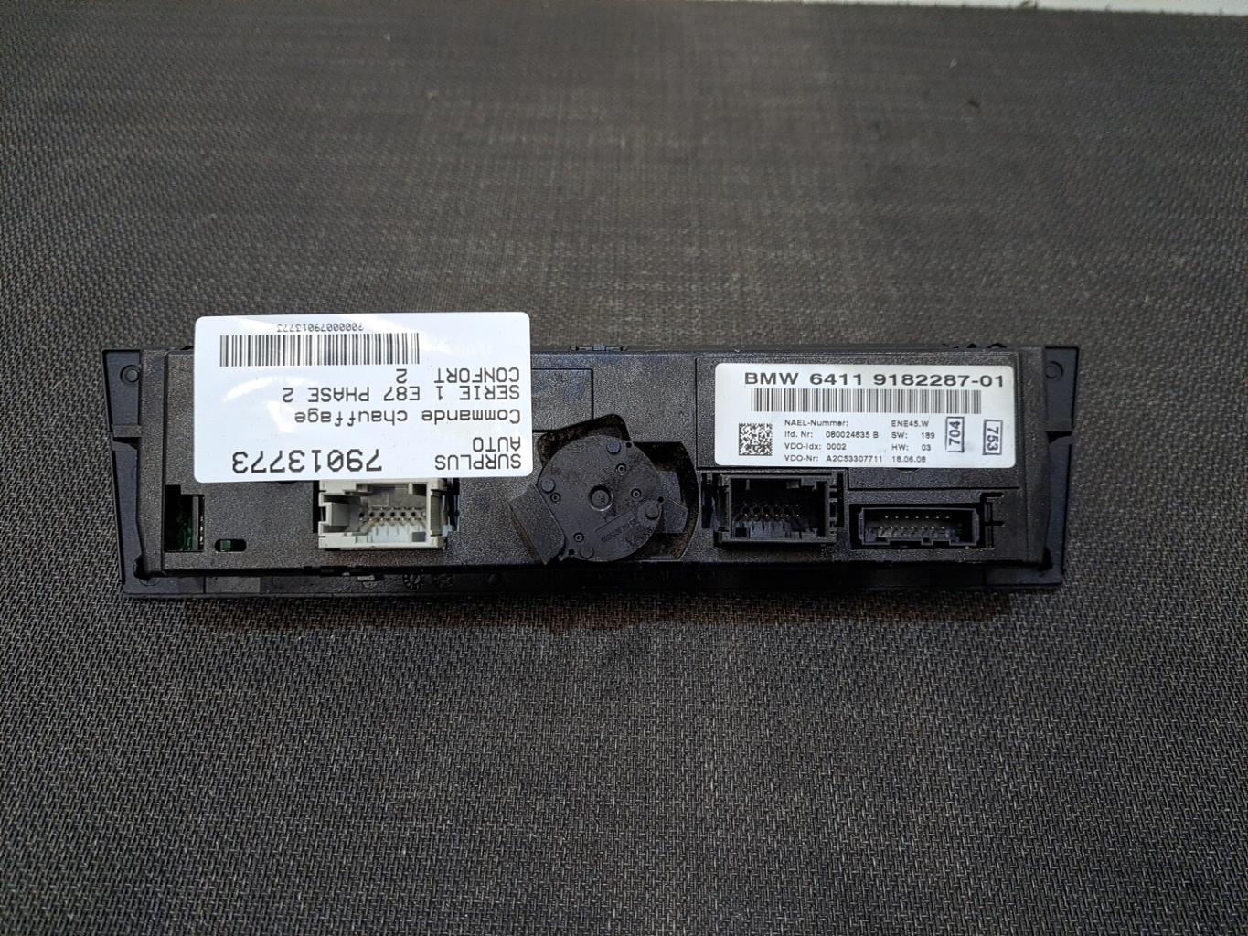 Commande chauffage BMW SERIE 1 E87 PHASE 2 Diesel - 1