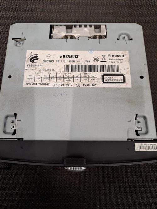 Image Autoradio d'origine - RENAULT KOLEOS 1