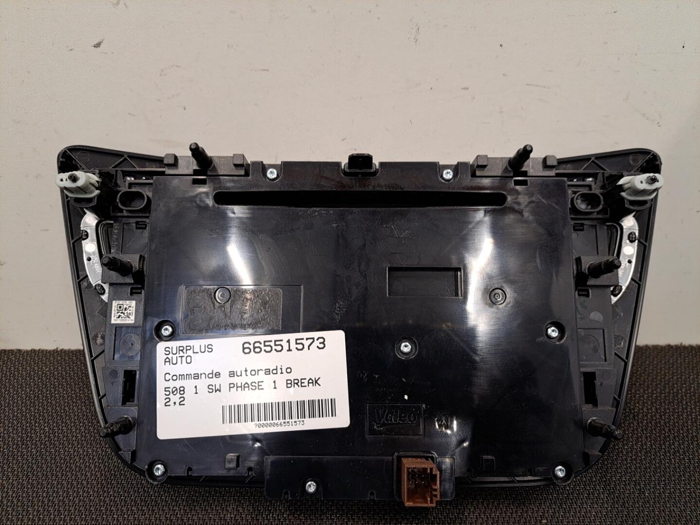 Commande autoradio PEUGEOT 508 1 SW PHASE 1 BREAK Diesel - 1