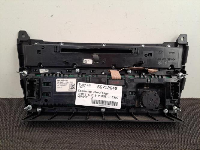 Image Commande chauffage - BMW SERIE 5 F10