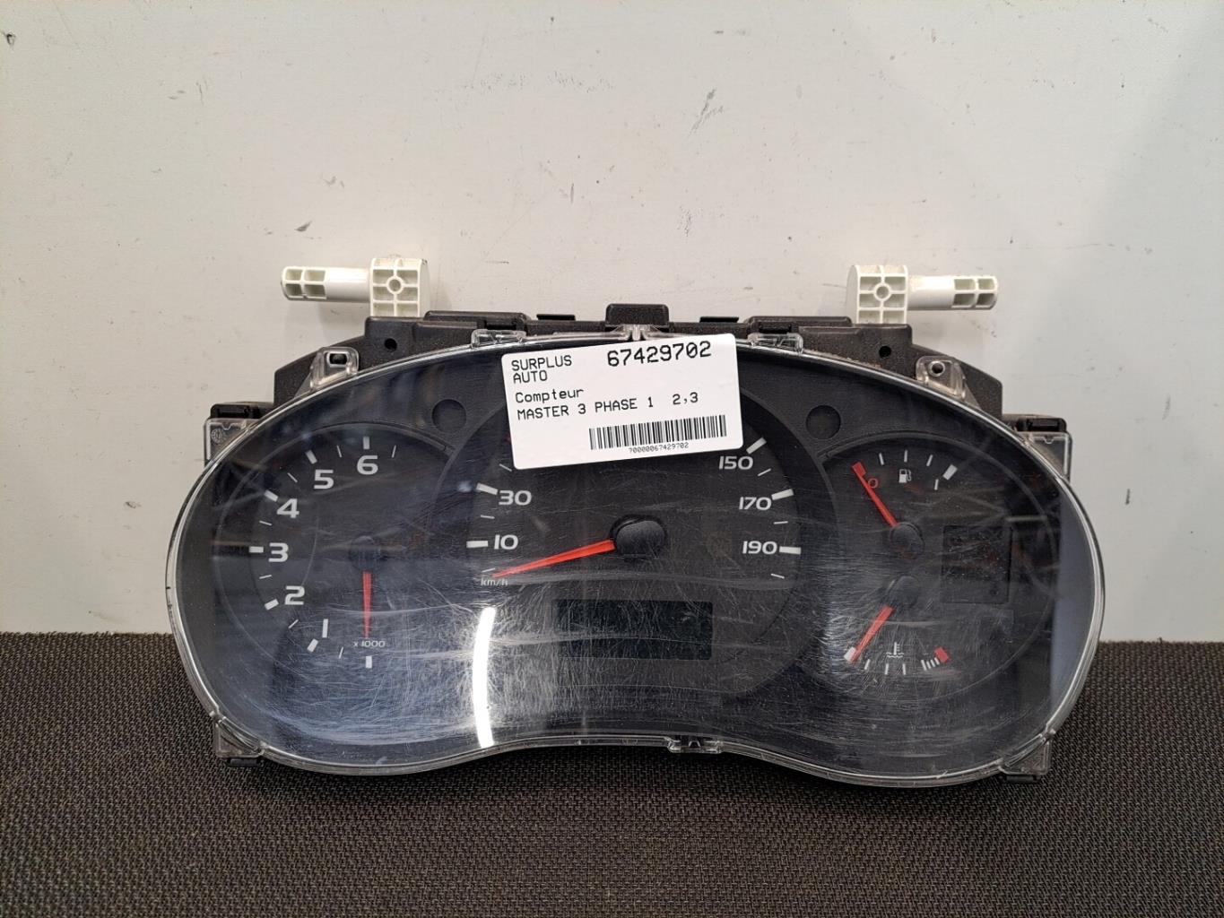 Compteur RENAULT MASTER 3 PHASE 1 Diesel - 1