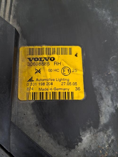 Image Optique avant principal droit (feux)(phare) - VOLVO V 50